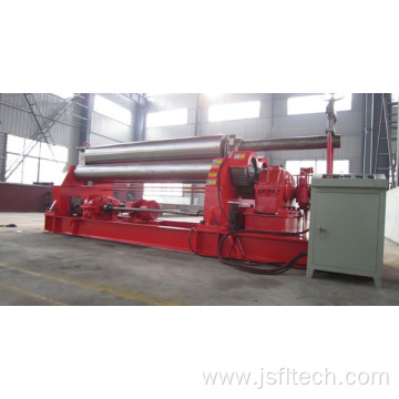 Mechanical three-roll symmetrical plate bending machine